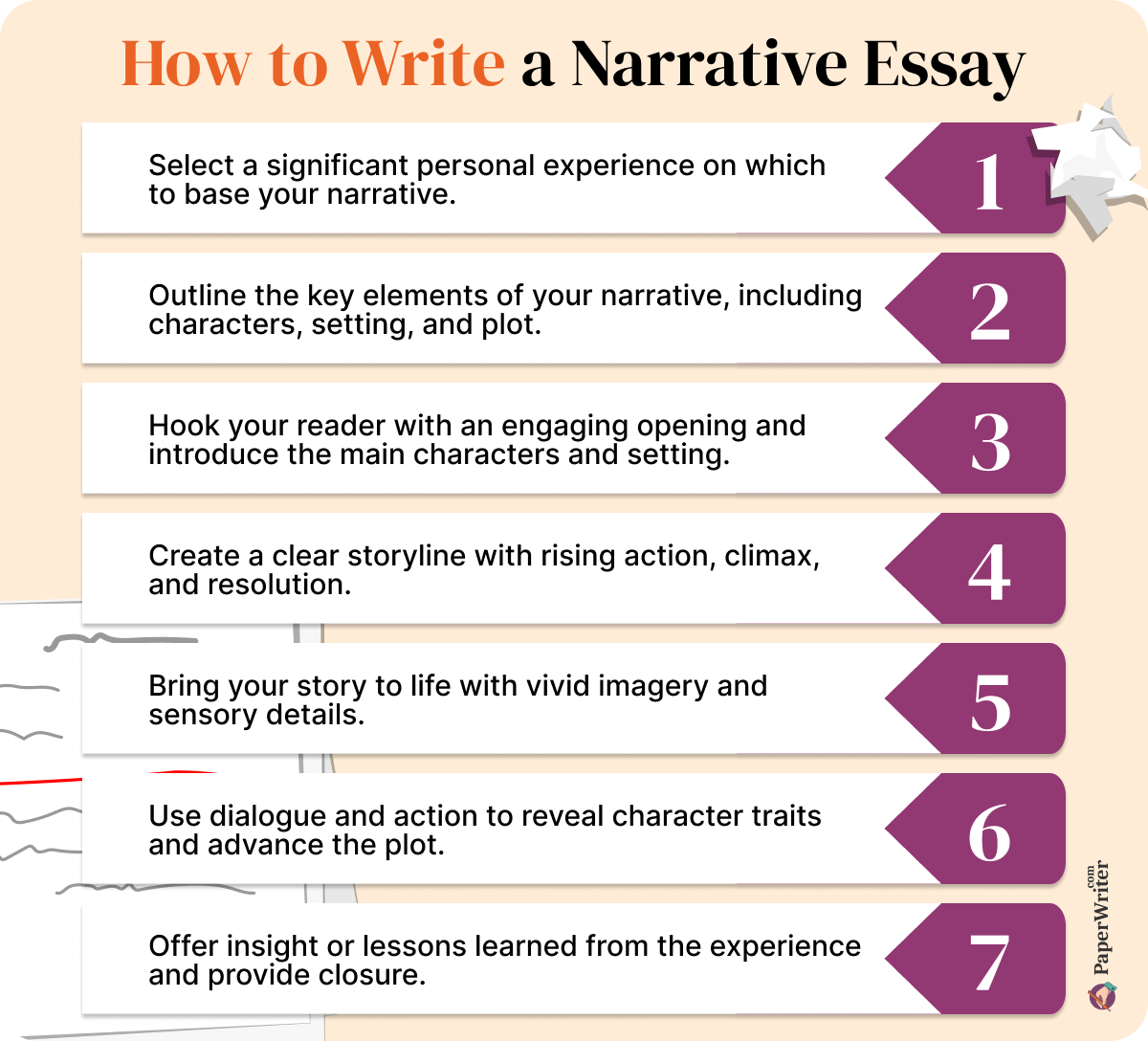 Tips for Narrative Essays