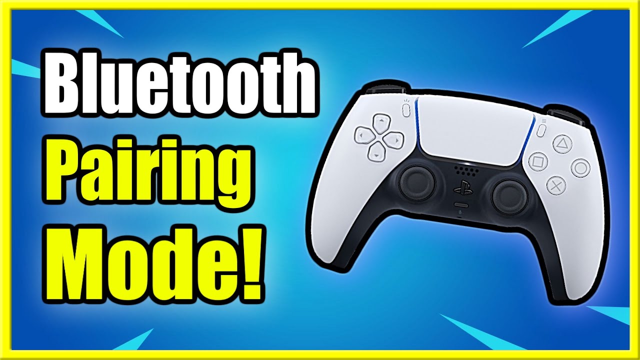 Connecting PS5 controller via Bluetooth